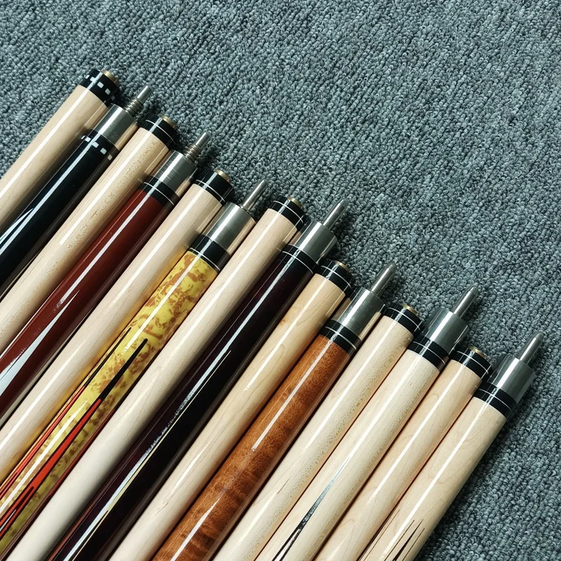 Бильярдные кии xmlivet из кленового дерева 11,75 мм/12,75 мм/13 мм, Бильярдные кии, цветные недорогие специальные кии, профессиональный токарный станок, Китай