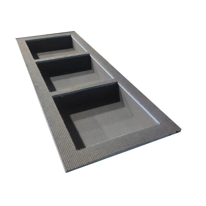 CFC HCFC Free Bathroom recessed XPS Shower Niche with cement mortar and fiberglass