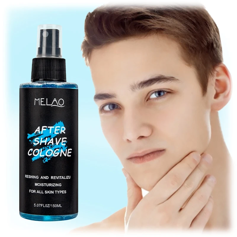 MELAO Cologne Aftershave Relieve Dry Shaving Pain Beard Calm Skin Care Men After Shave Cologne Liquid Shaving Spray