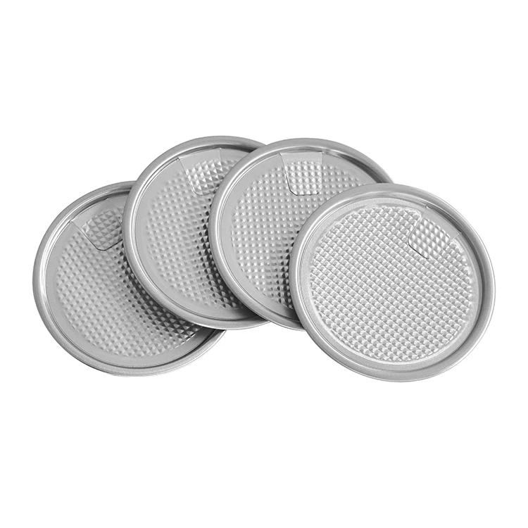 LOGO Can Be Customized Peel off Easy Open Lids and Aluminum Tinplate Packing Material