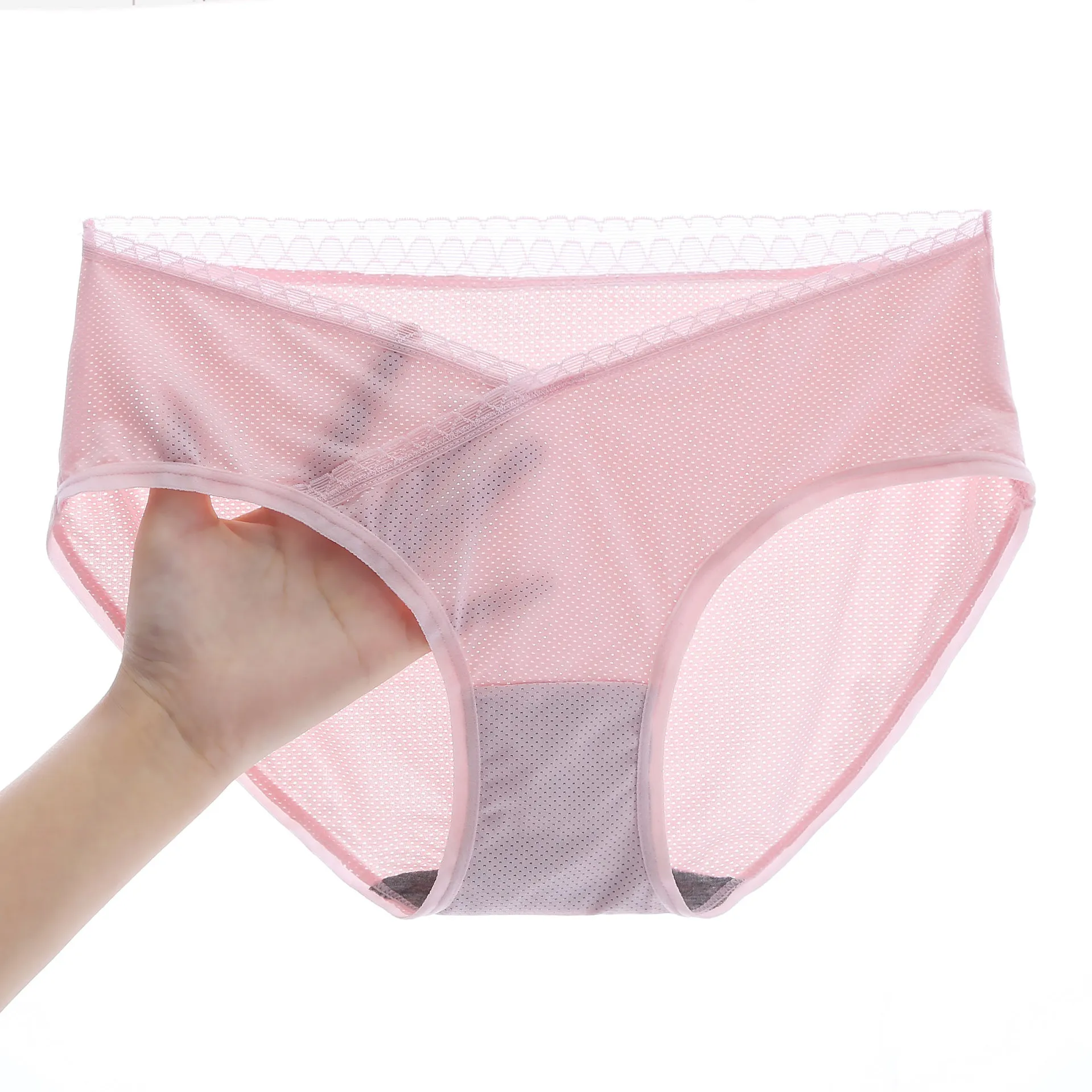 Высококачественное вискозное Нижнее Белье для беременных с низкой талией, дышащие женские трусы для беременных