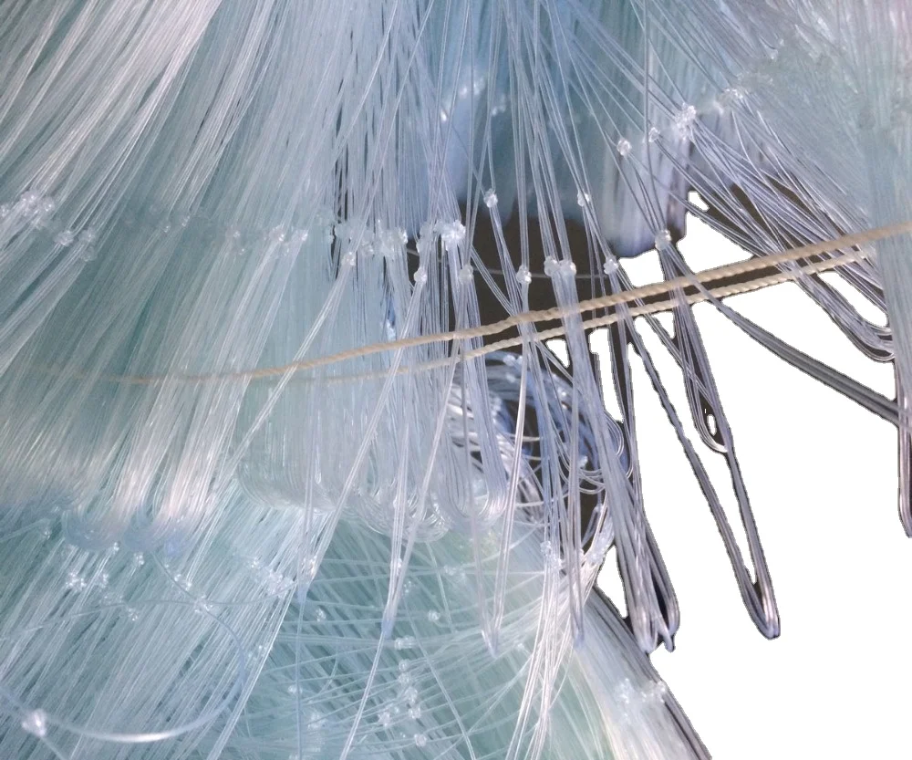 Wholesale china factory nylon knot Fishing Nets monofilament blue.types of fishing nets making
