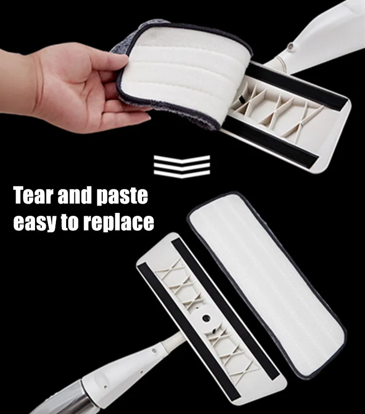 Hot Sale Made in China Microfiber Industrial Floor Spray Steam Mop Cleaners 360 Refill