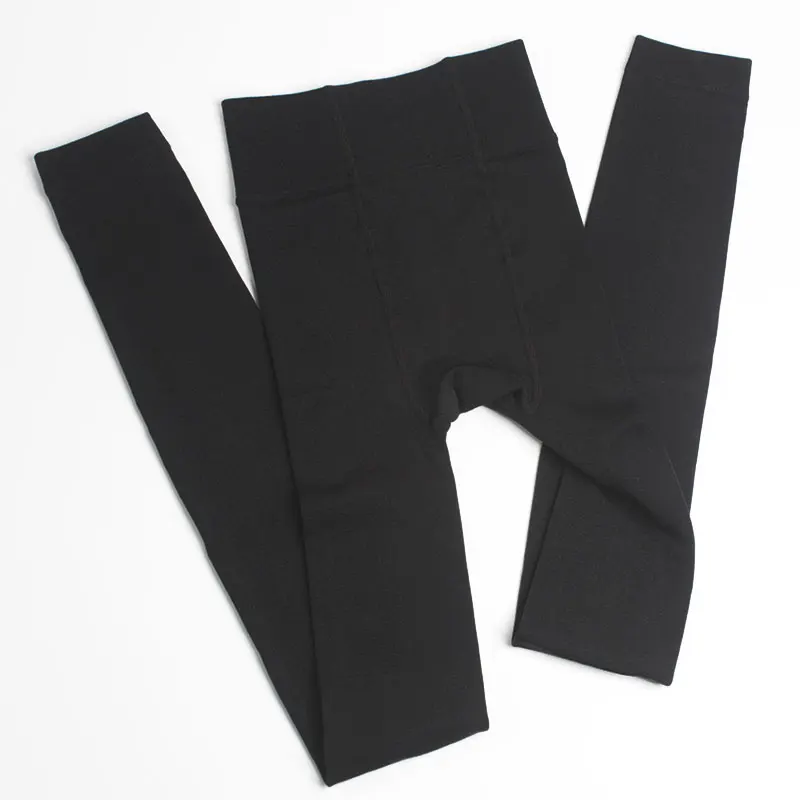 Thick Brushed Ultra Soft Premium Warm High Waist Elastic and Slimming Tights Fleece Lined Leggings For Women