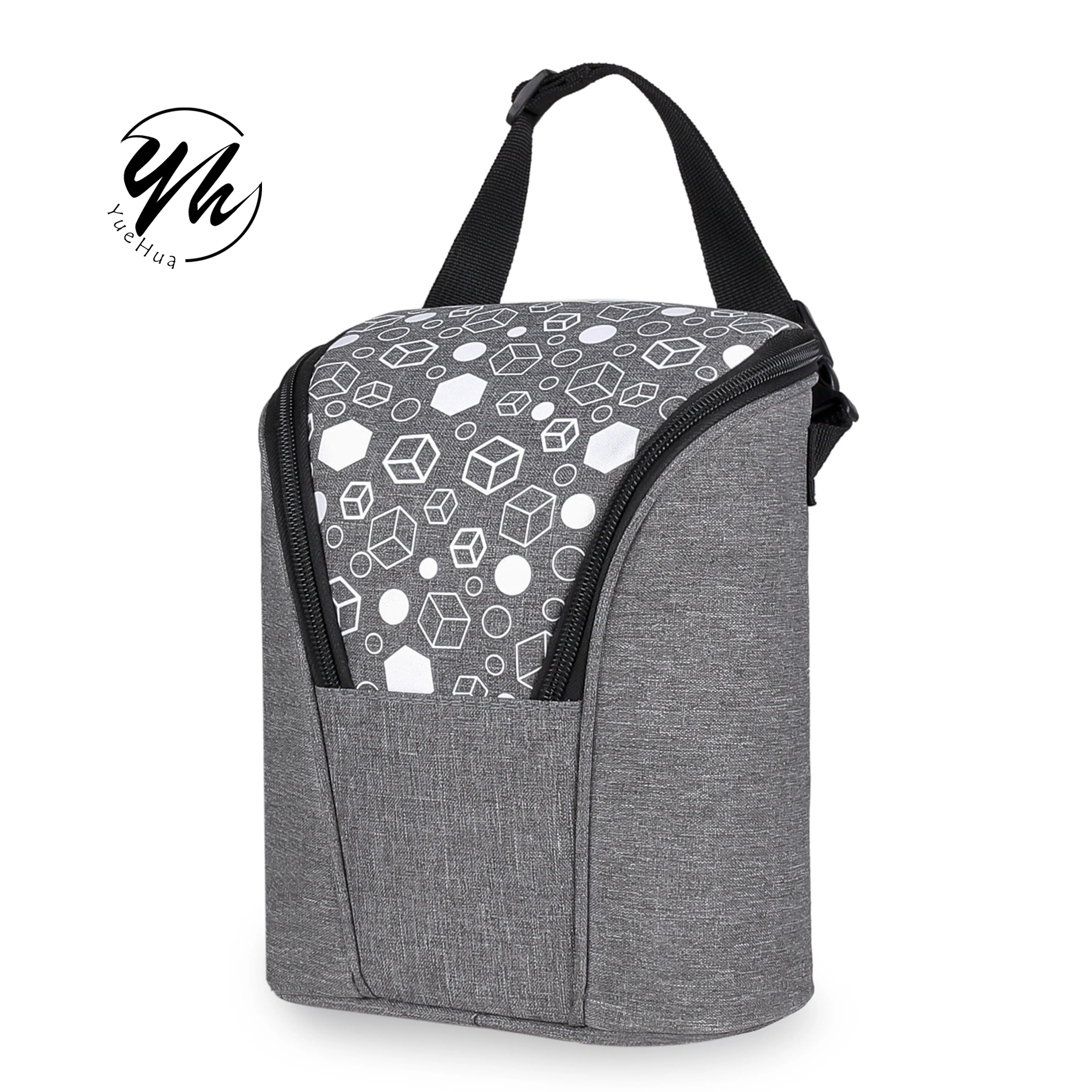Tote Cooler Bag Insulated Bottle Bag with Ice Pack Portable Waterproof Cooler Bag Great for Nursing Baby Mom Daycare