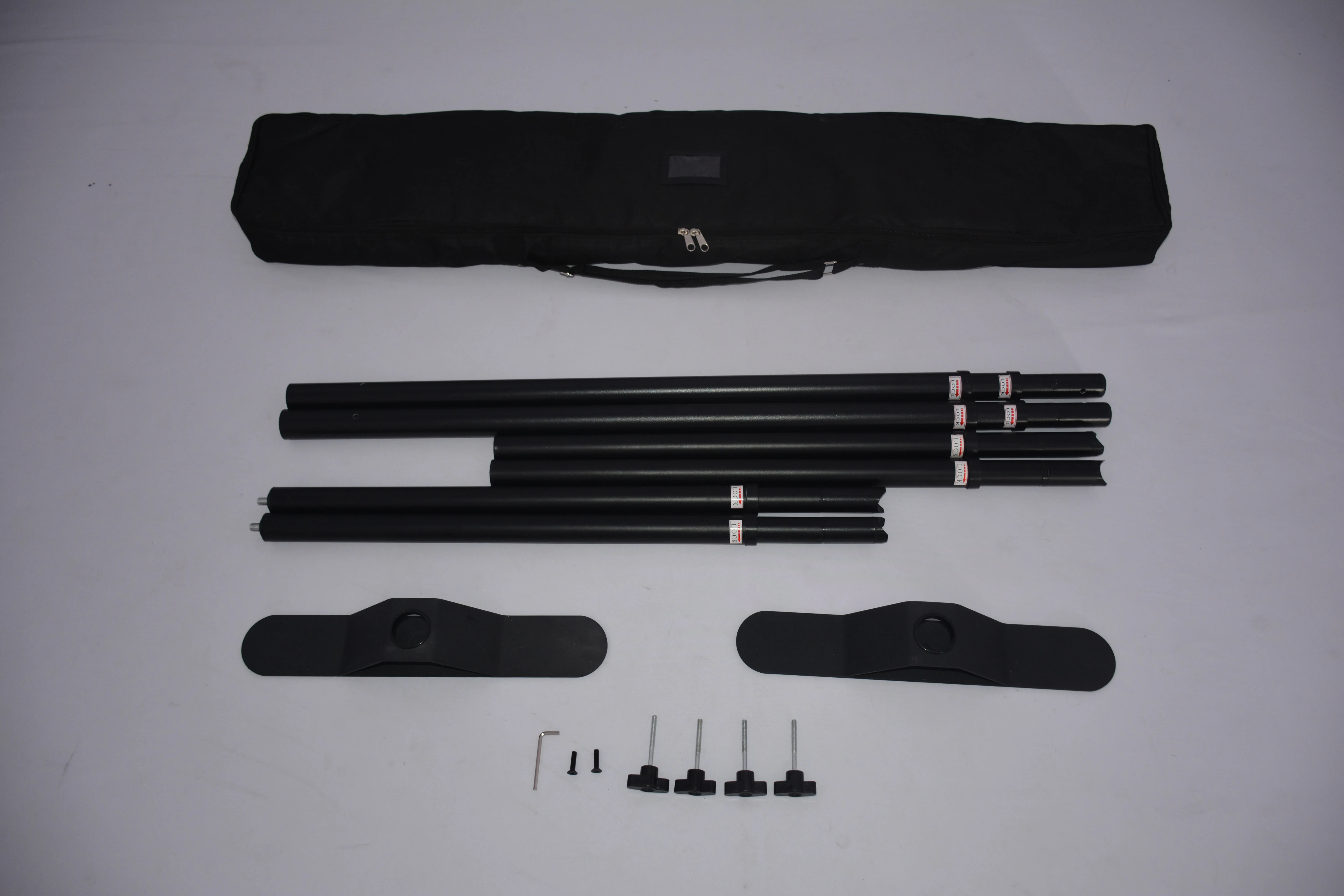 repeat adjustable telescopic backdrop banner heavy duty stand wall Portable aluminum exhibition tube fabric tension display