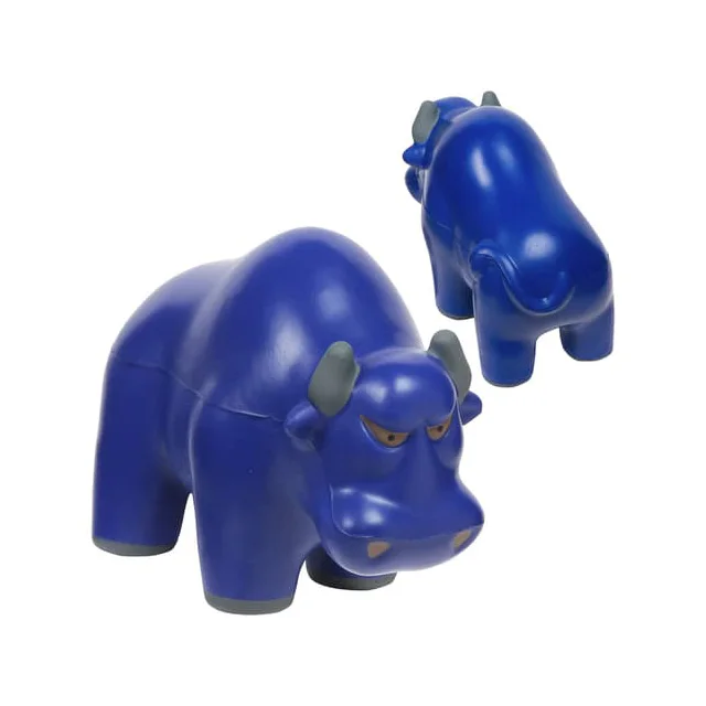 Custom Logo Charging Bull Pu Foam Anti Stress Ball For Kids Toys