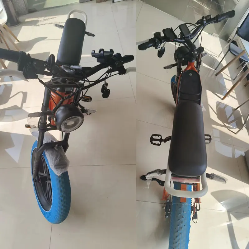 48 В D74 750/1500 супер Ebike Fat Высокая емкость аккумулятора толстые шины электрический велосипед