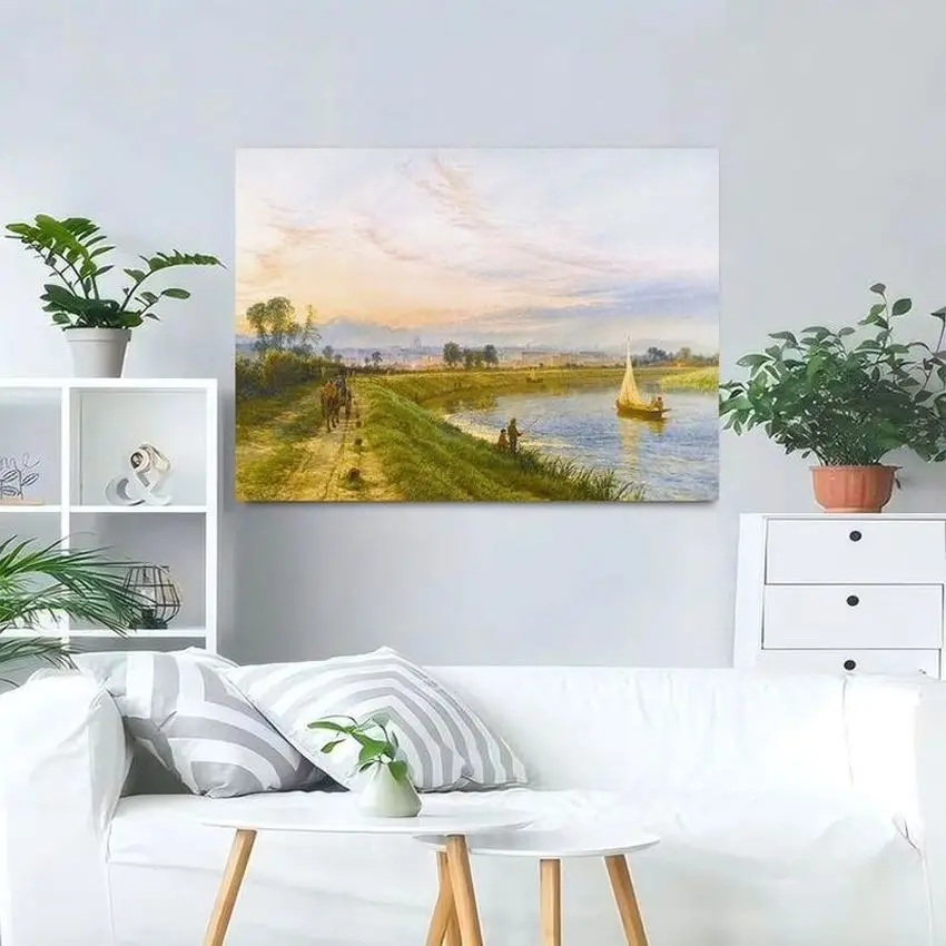 reasonable price landscape painting Wild Landscape Oil Painting Decoration Wall Art Printing Canvas
