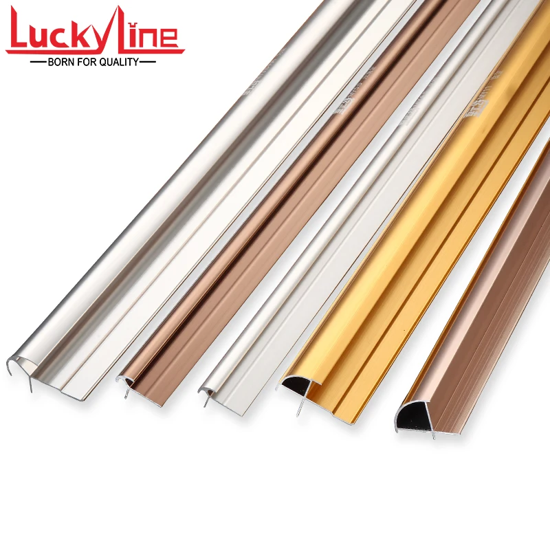 
LUCKYLINE Small Order Accepted Aluminium Wall Corner Trim for Internal or External Corner Molding 