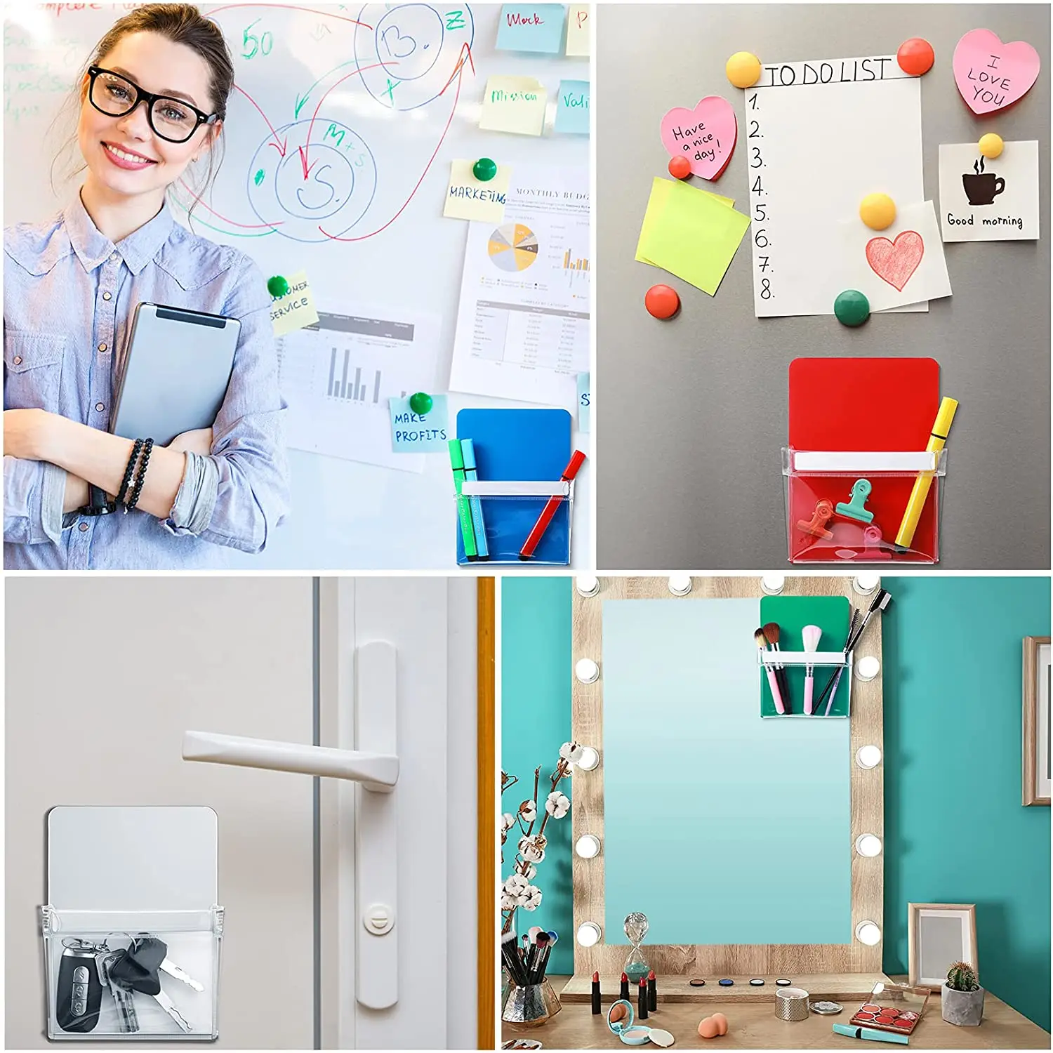 Magnetic Pocket Pouch for Fridge Kitchen 12*16.5cm Factory Direct Can Customize