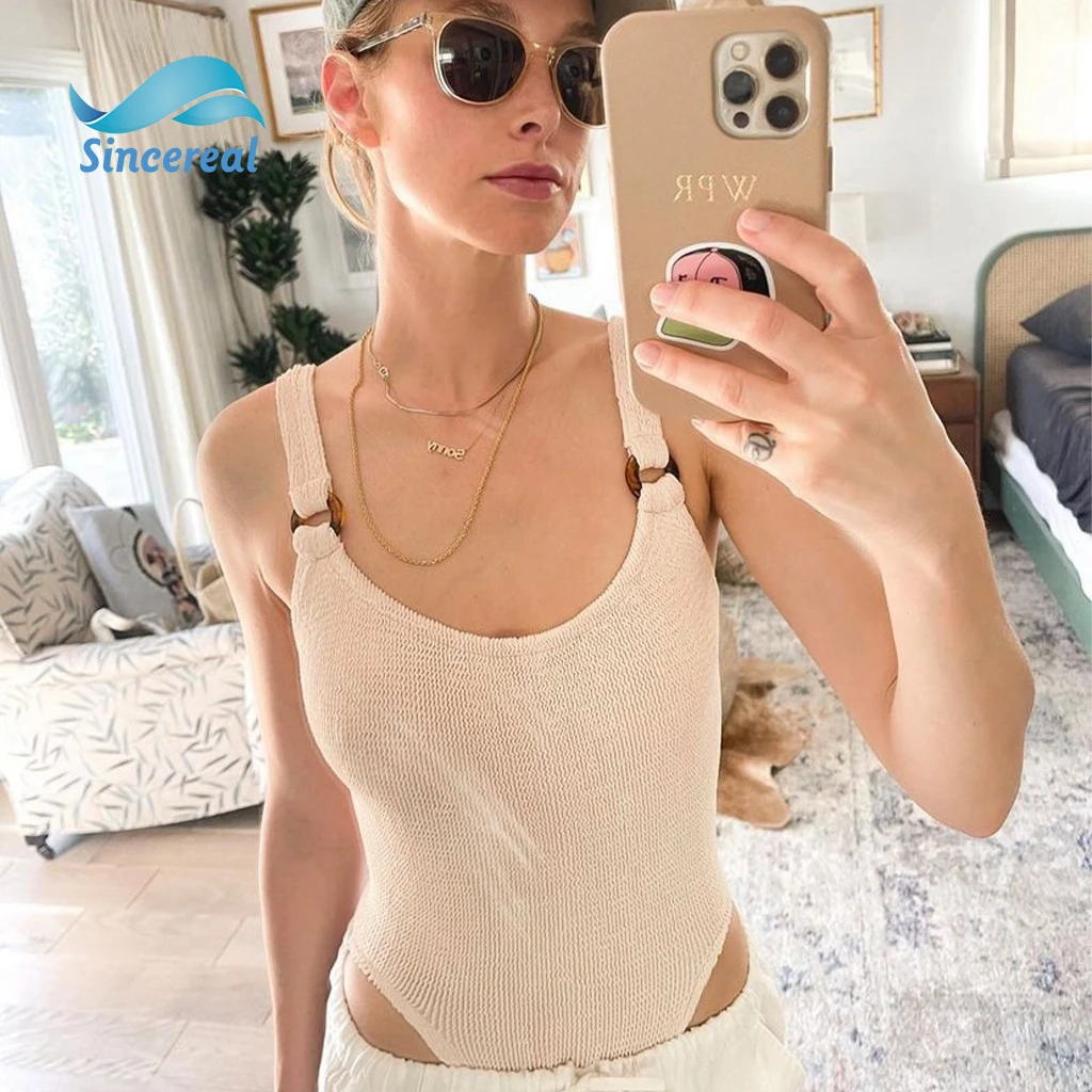 Custom Summer beach Hot Sexy Beach Stretchy Nylon Fabric Crinkle Rib Fitness Sporty Swimwear Bikini for women