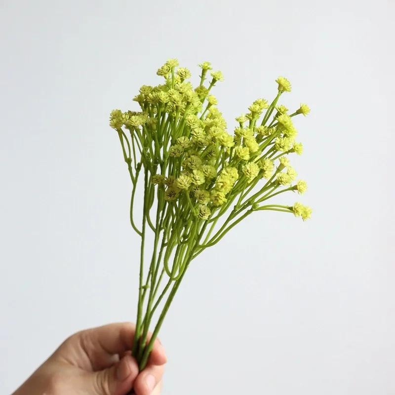 M261 Fleur De Mariage Wedding Arrangements Silk Flower Bouquets Plastic Shandong Real Touch Preserved Flowers & Plants 50 Pcs