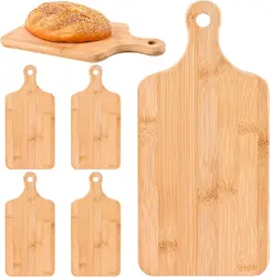 Thicken Bamboo Chopping Board Charcuterie Boards Serving Tray with Handle Unfinished Mini Cutting Boards