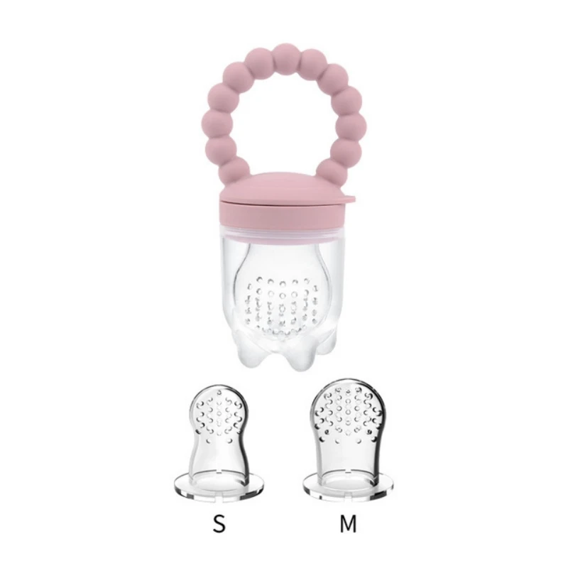 Manufacturer Custom Infant Bite Nibbler Bpa Free Silicone Vegetable Feeder Baby Food Fruit Pacifier With Nipples