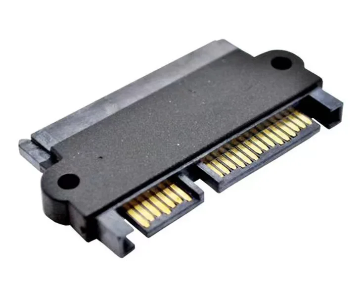 SATA 7pin + 15pin  male to female extension adapter SATA 7 + 15p hard disk data power extension SATA 22pin adapter converter