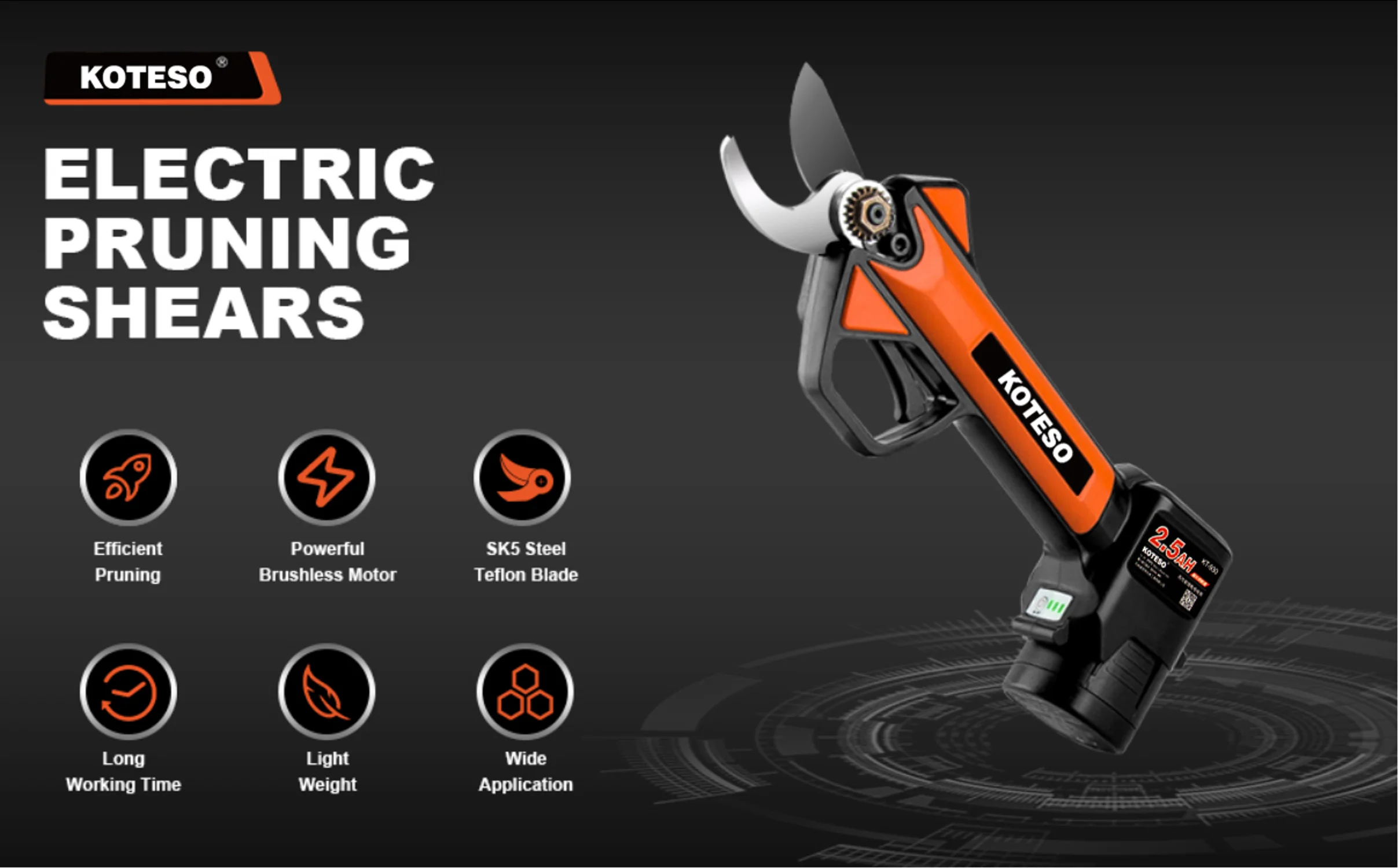 New Design Portable Cordless Electric Pruners Products Garden Tree Pruners Electric Pruners