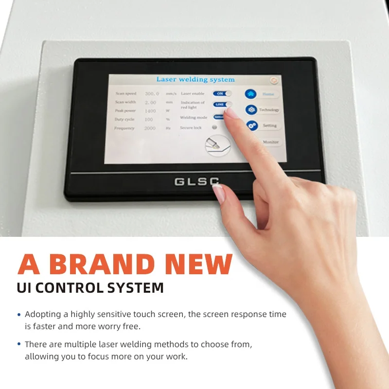 Herolaser Air-Cooled Small 3 in 1 Metal Laser Welding Machine 1500w laser welding