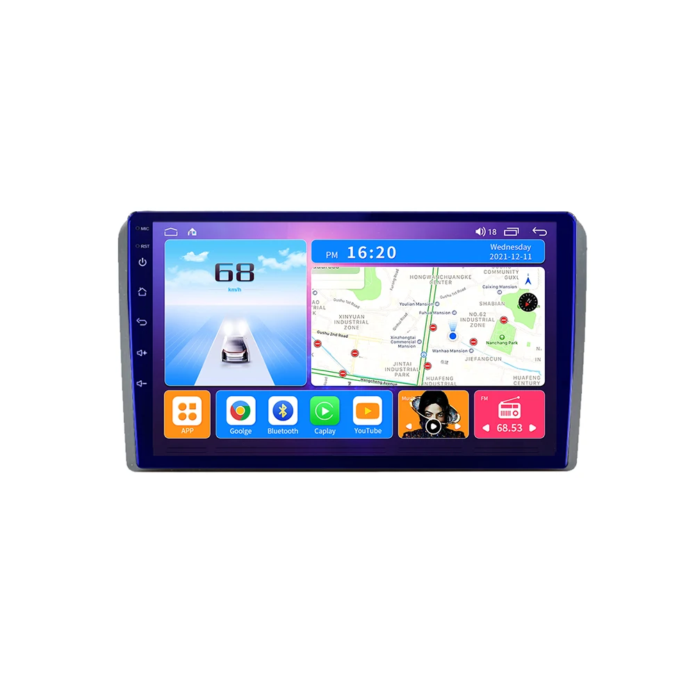 Автомагнитола EKIY T7 DSP Android для A3 A4 A6 TT 2008-2012 Автомобильный мультимедийный видеоплеер 2din Carplay GPS Navi магнитофон DVD HU