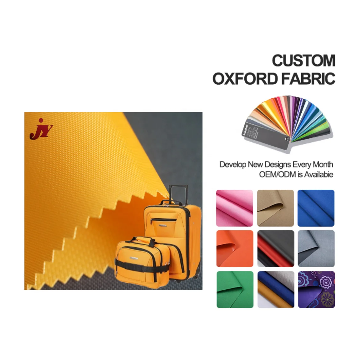 Ready Stock Outdoor Oxford Fabric PU Coated 600D Oxford Fabric Waterproof For Bag 100 Polyester Tent Awning Fabric