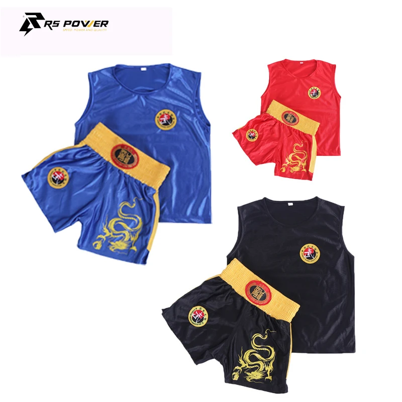 2021 New Style Professional Uniform Fitness Special Training Suit Fitness Sport Sanda Uniform Suits Boxing Suits