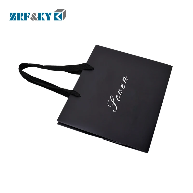 Cheap White Luxury Ribbon Handles Wedding Jewellery Gift Packaging Custom Printed Shopping Paper Bags With Your Own Logo