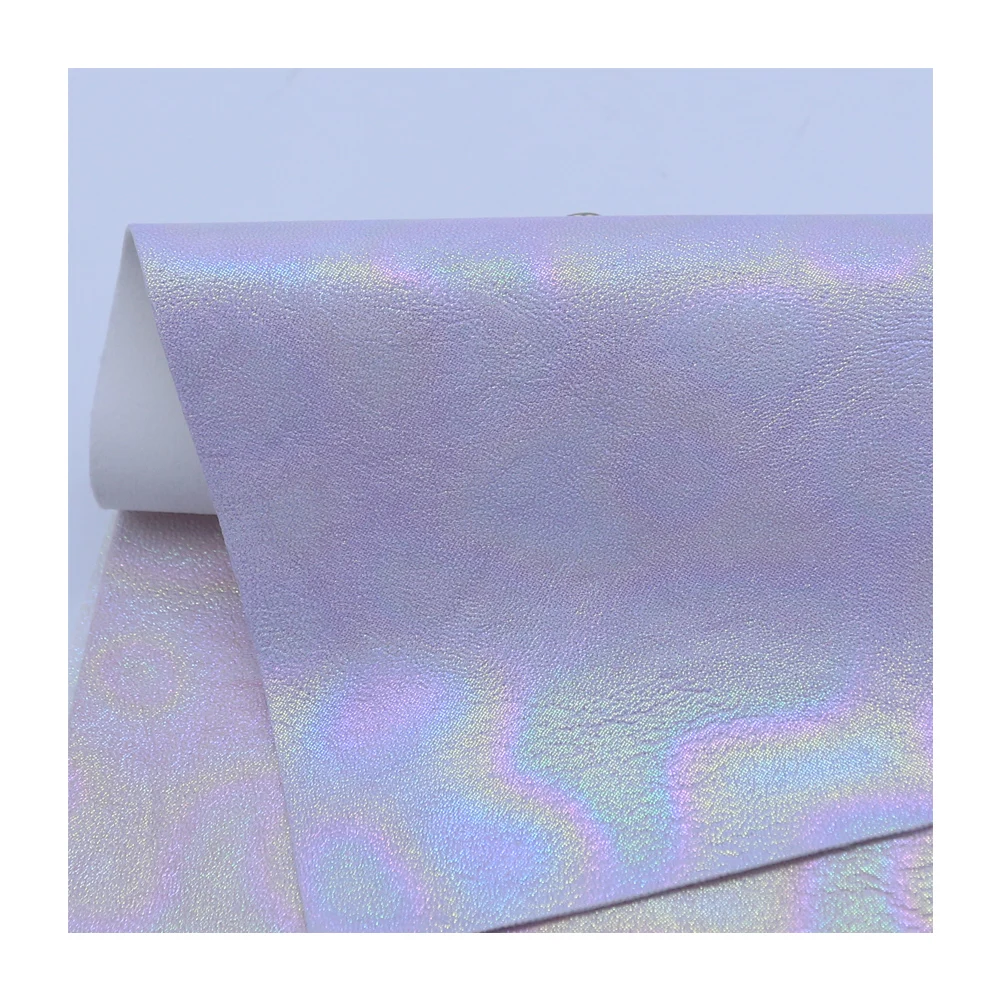 Top Selling Multi Color 0.8mm Film Embossing Pattern Woven Backing PU Synthetic Leather For Making Shoes Materials