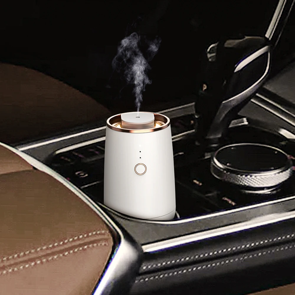 SCENTA Luxury Mini USB Car Air Freshener,Custom Electric Rechargeable Fragrance Car Freshener