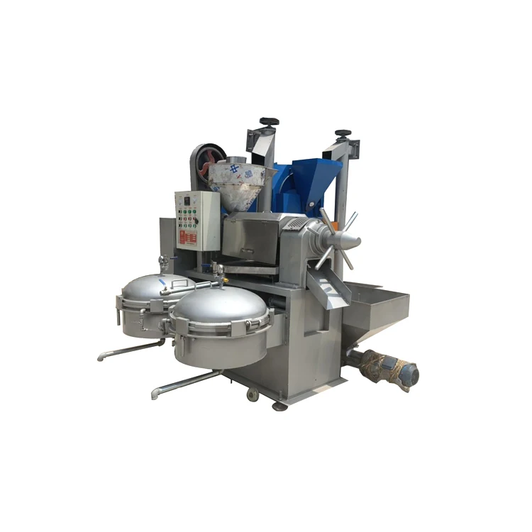 High quality worm shaft  High oil yield Factory Fully Automatic Walnut Soybean Plam Oil Press with heater Systeam