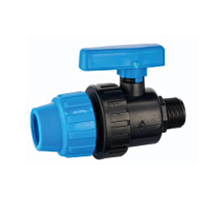 Connector Ppvc Plastic Pe Tap Ball Valve Pipe Fittings Handle