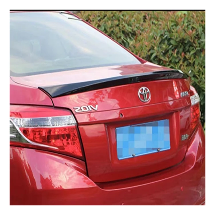 Mingao factory hot sale auto parts pressed wing rear spoiler for Toyota 21 Vios Spoiler