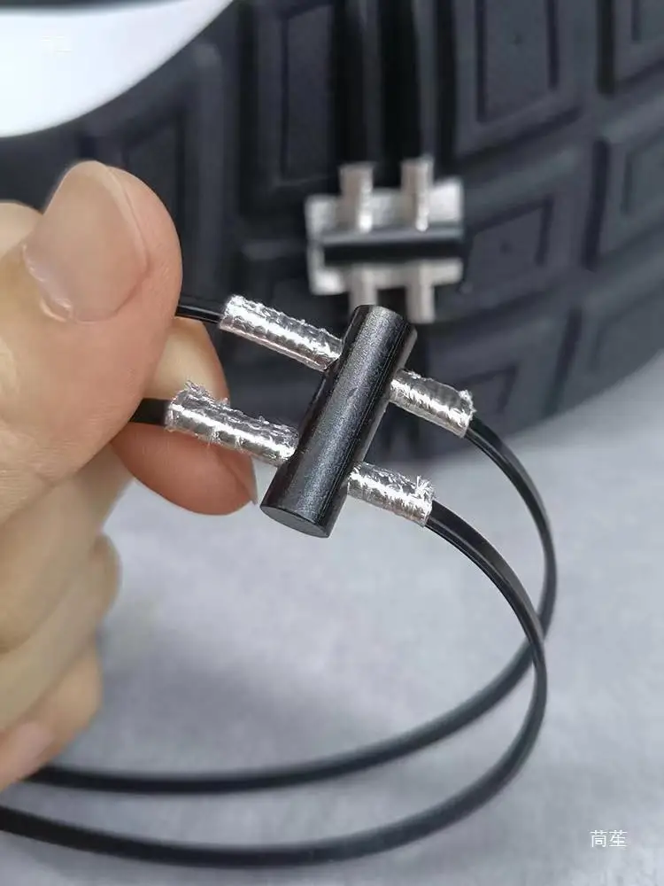 8x26mm Foot brake spark with holes Small Ferro Rod Survival Toggle Hole Drilled Flint Fire Starter for Paracord