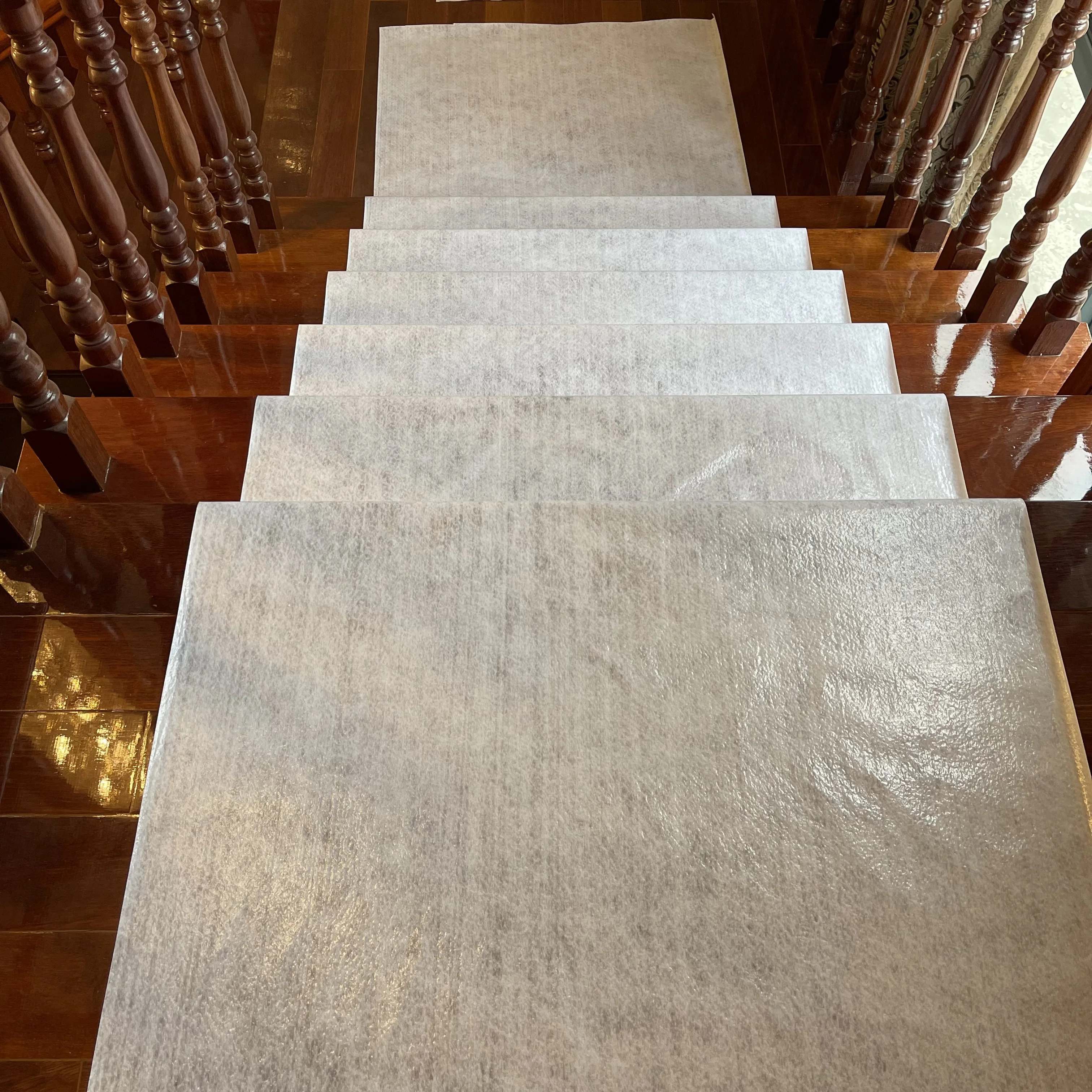 180gr 1x50m self adhesive surface protection Floor Covering painter fleece white sticky felt