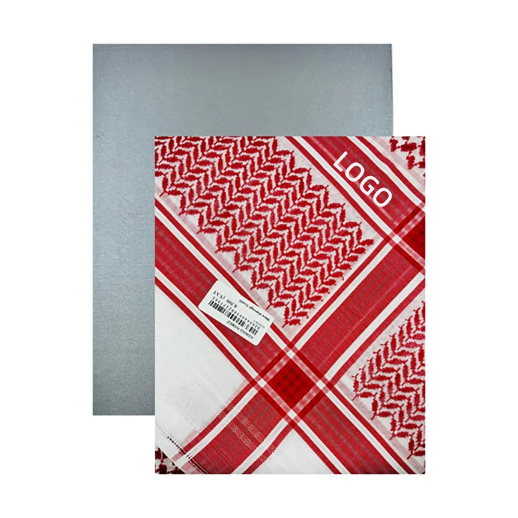 new design white cotton arabic yashmagh scarf