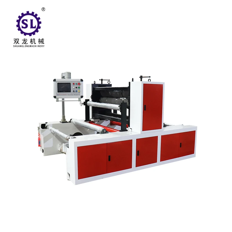 Automatic Embossing Perforated Rewinding Washroom Toilet Paper Roll Machine