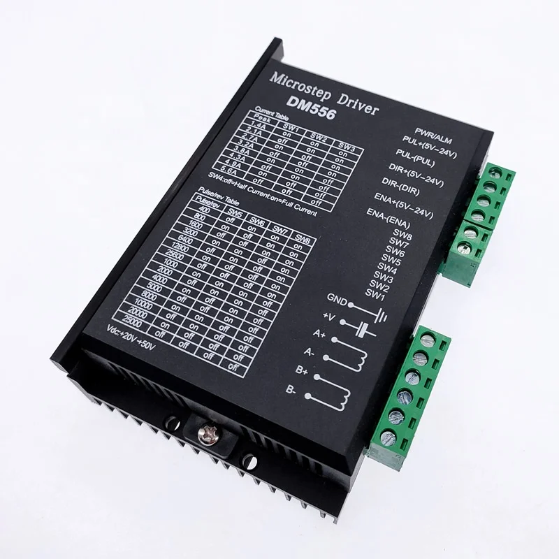  Цифровой Драйвер шагового двигателя DM556 NEMA23 NEMA34 2 Фаза 5.6A для 57 86 Шаговый Мотор контроллер мотор