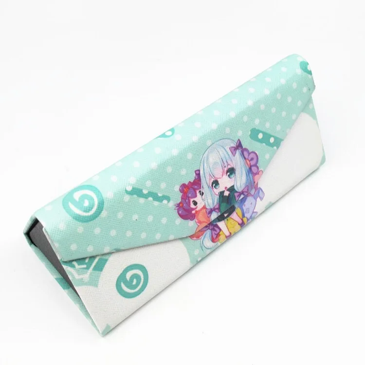 Handmade Fashion Custom Logo Foldable PU glasses box sunglasses case