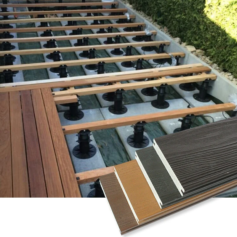 2024 New Products Bestselling Garden Landscaping & Composite Decking Waterproof Decking Outdoor terrace floor PVC Decking