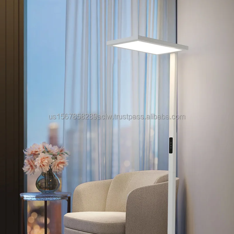 Modern Floor Lamp 4000K Standing Reading Standing Light Floor Lamps for Living Room Bedroom Full spectrum eye protection light