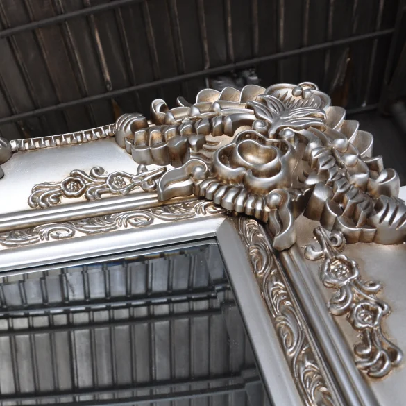 
French Designer Living Room Decor Home Vintage Small Bedroom Console Antique Wood Framed 