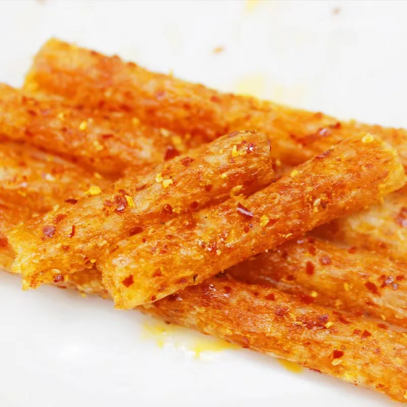 Hot Selling Chinese Malawangzi Snack Spicy Cheap Strip Gluten Snack Hot Spicy Flavor Food 18g*30 Packs/box