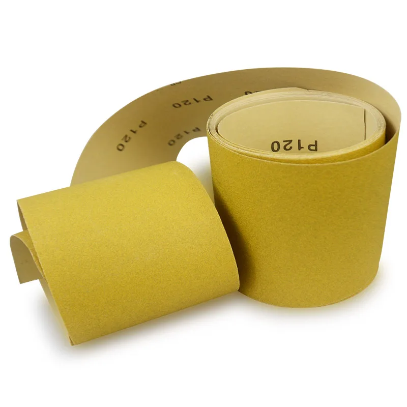 
Aluminum Oxide Self-Adhesive Sandpaper In Rolls Yellow For Machine Polishing 