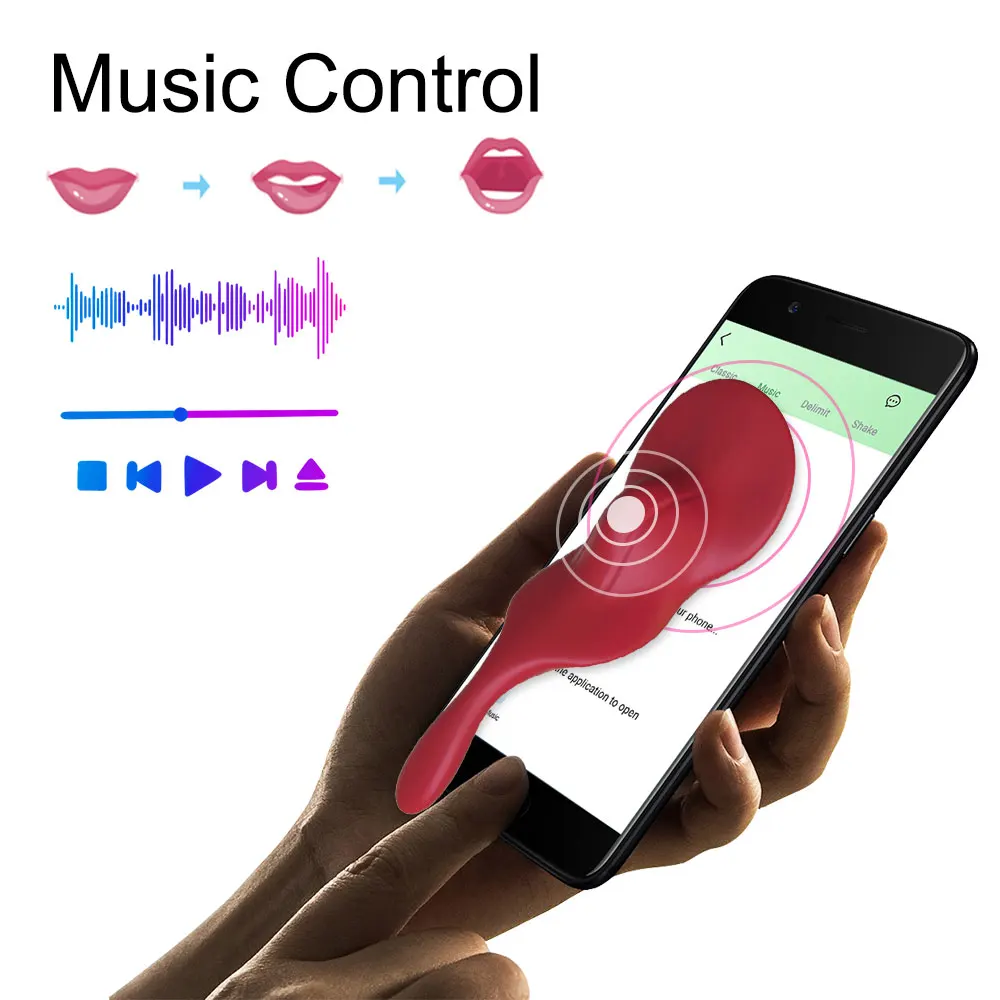 Rechargeable Remote Control Wearable Egg Vibrator Sex Toys For Woman Bluetooth Wireless App Remote Control Vibrator