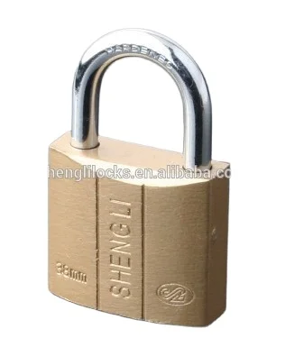 Cheap Dual-Line Imitate Brass safety Padlock manufacturer
