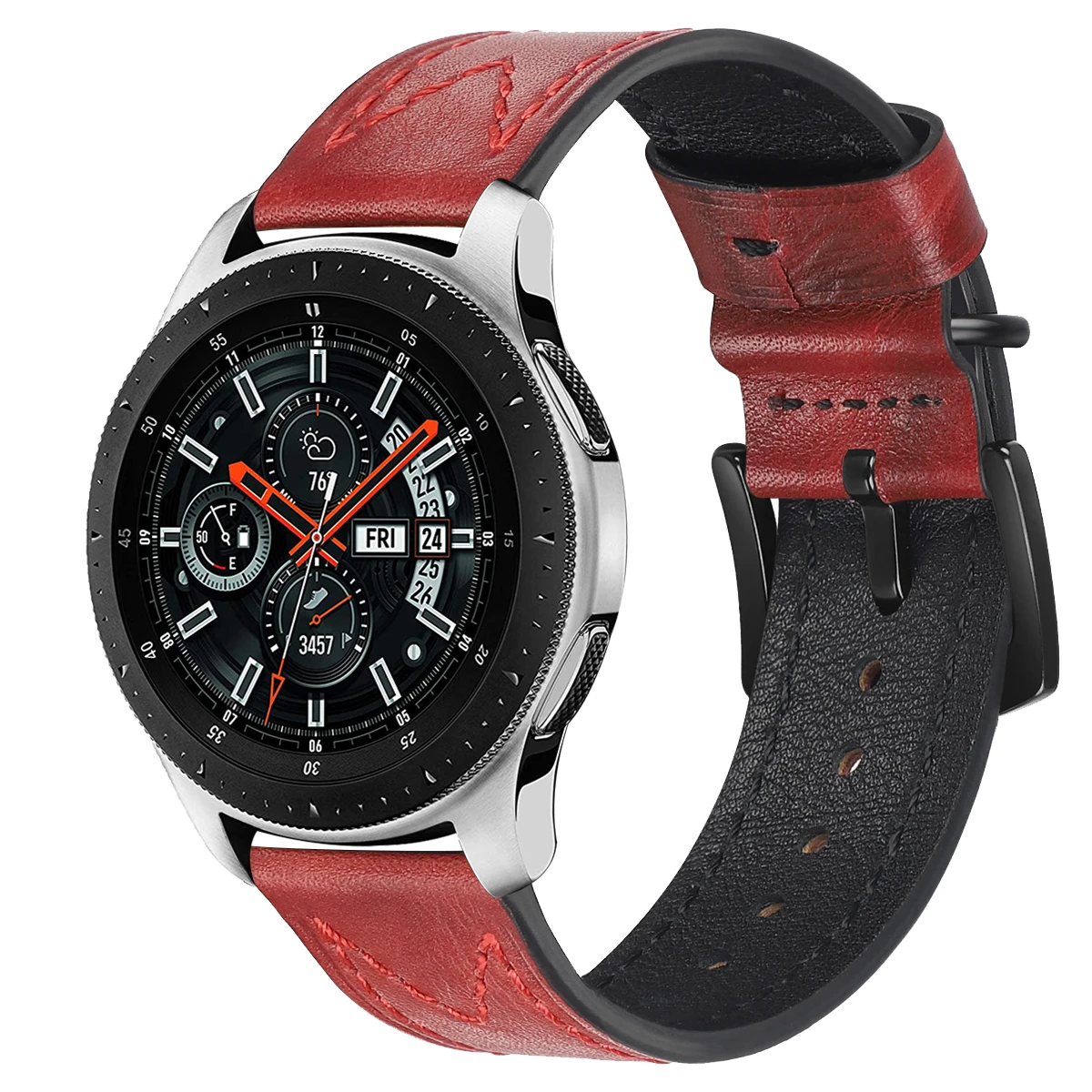 Watch Strap Fashion 22mm Wristband Watch Bands Opp Bag Ultra Luxury Factory Price Genuine Leather for Galaxy Optional 7-15 Days