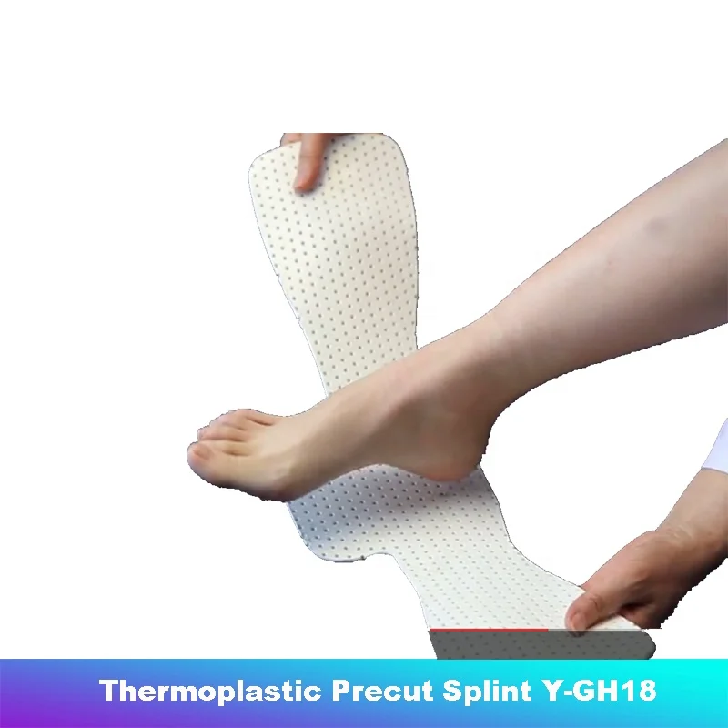 REUSABLE THERMOPLASTIC SPLINTING GUARD SOLUTIONS FRACTURE RECOVERY IMMOBILIZER PROTECTOR SHIN LEG ANKLE Y-GH18
