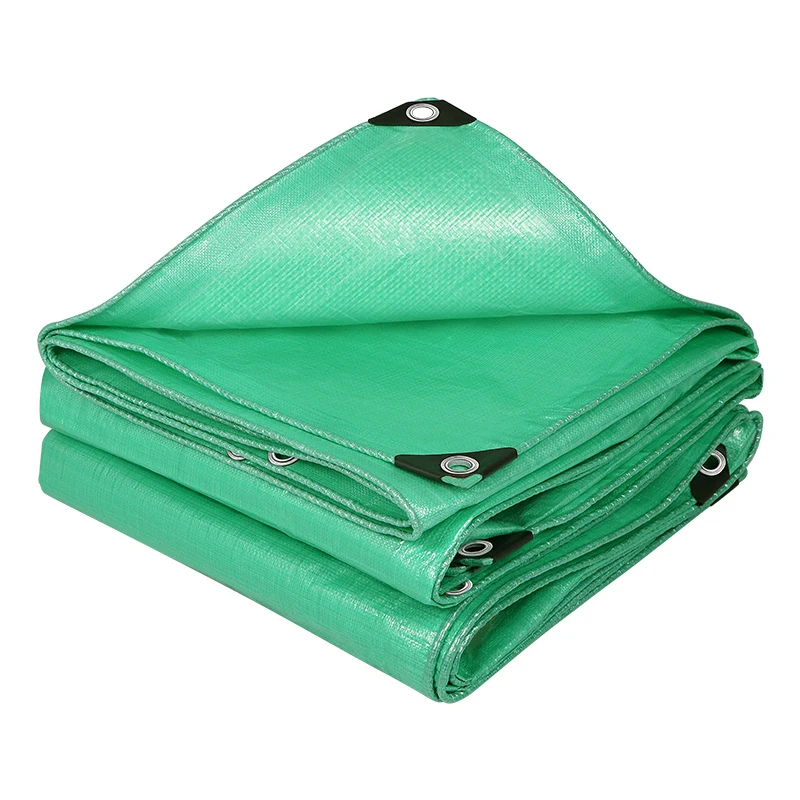 Pe Tarpaulin Heavy Duty 200g 5m*11m Blue and Green Color PE Tarpaulin Sheets For Truck Cover Tarps