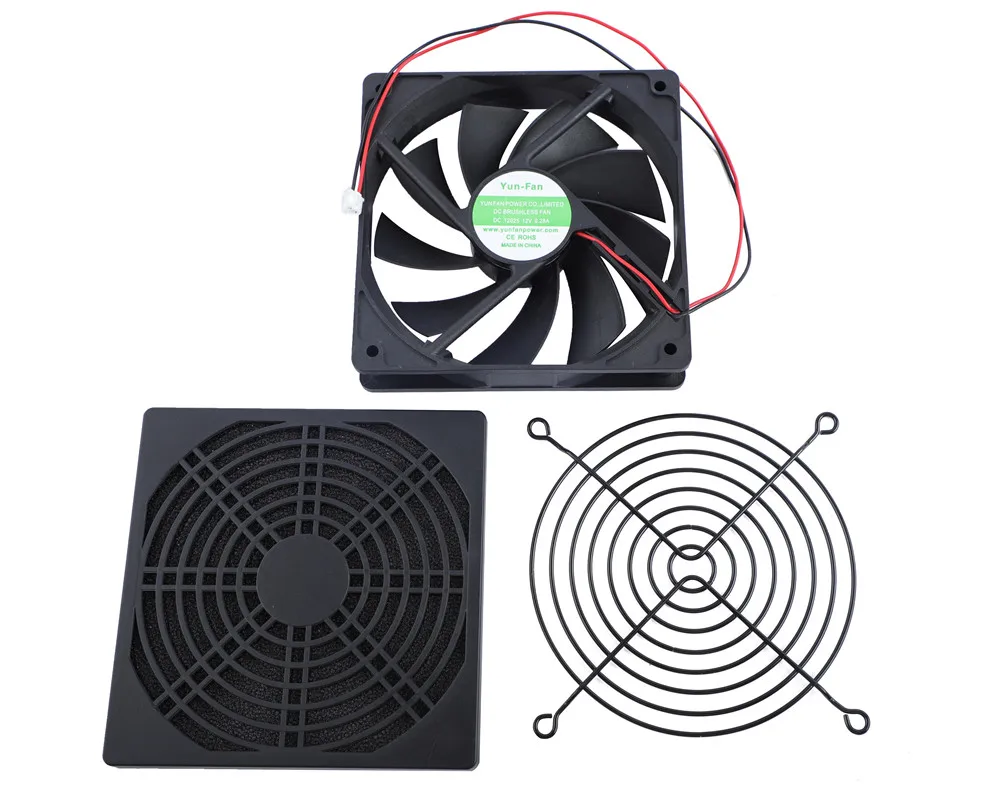 best hot sale 12 volt industrial exhaust ventilation air cooling motor fan 1225 dc fan 120*25mm brush-less