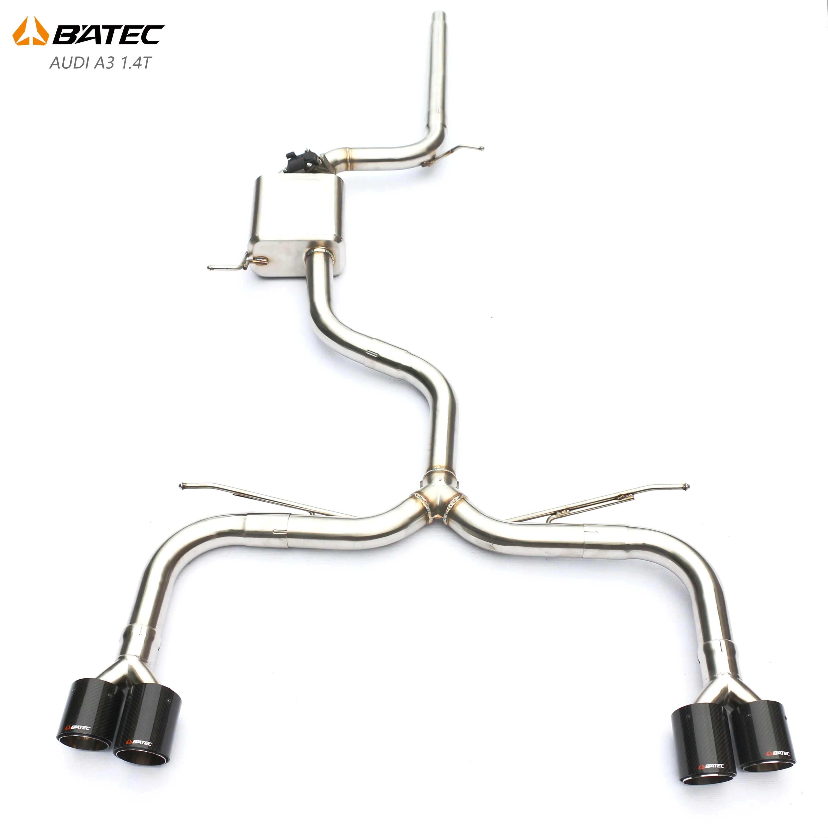 Модифицированная Автомобильная выхлопная труба для AUDI A3 1,4 T/1,8 T/2,0 T