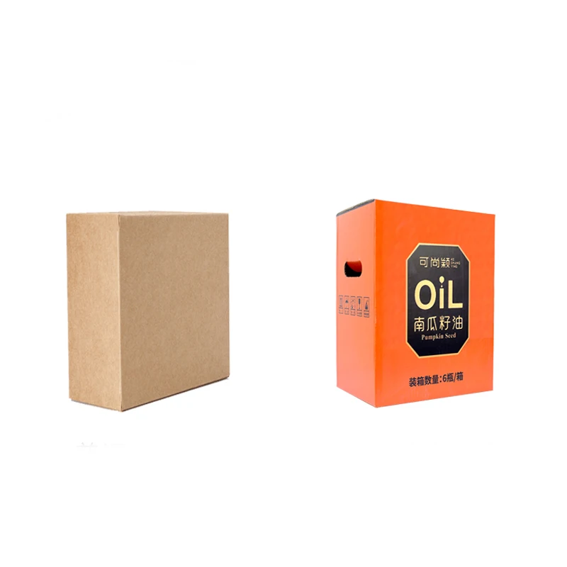 Customized fresh fruit agricultural product packaging corrugated carton, marked sea transport box